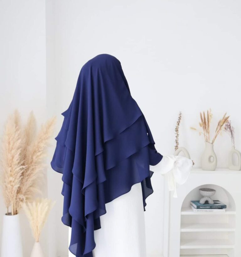 Khimar Hijab (Navy Blue)