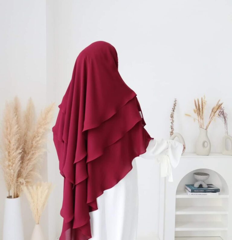 Khimar Hijab (Red)