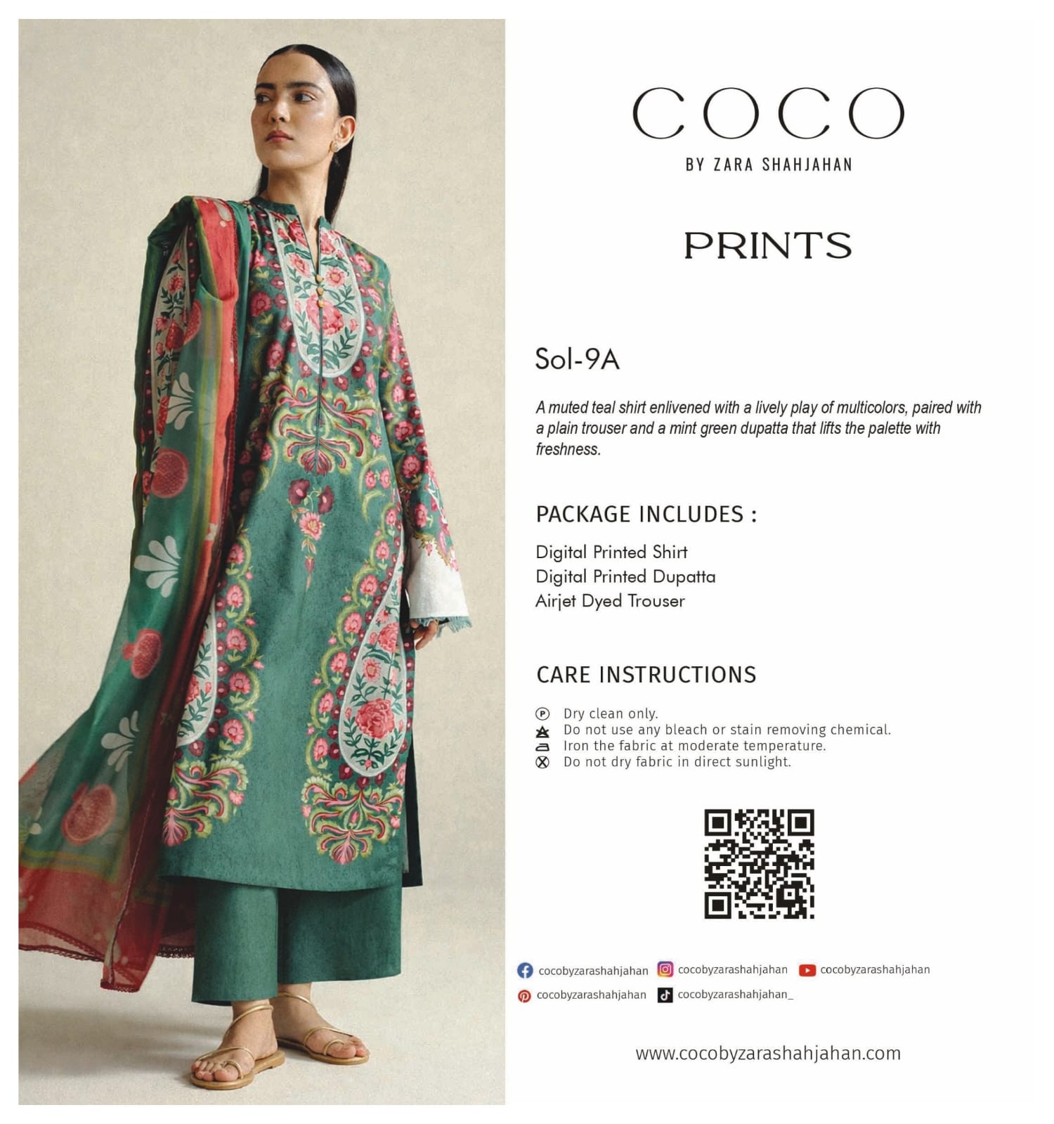 3PC COCO By Zara shshjahan